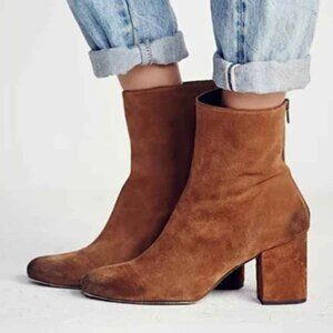 Free People Women's Suede Cecile Ankle Boot